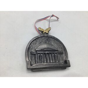 Michael Ricker Thomas Jefferson Memorial Pewter Ornament 2018 signed # 9/250 USA